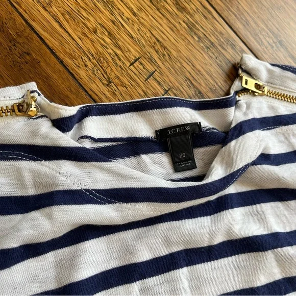 J crew long sleeve striped tee size XS - Picture 2 of 4